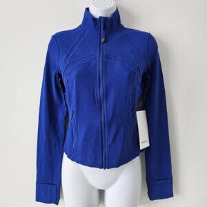 NWT LULULEMON RVSD Blue Riverside Buttery Soft Nulu Define Cropped Jacket 8